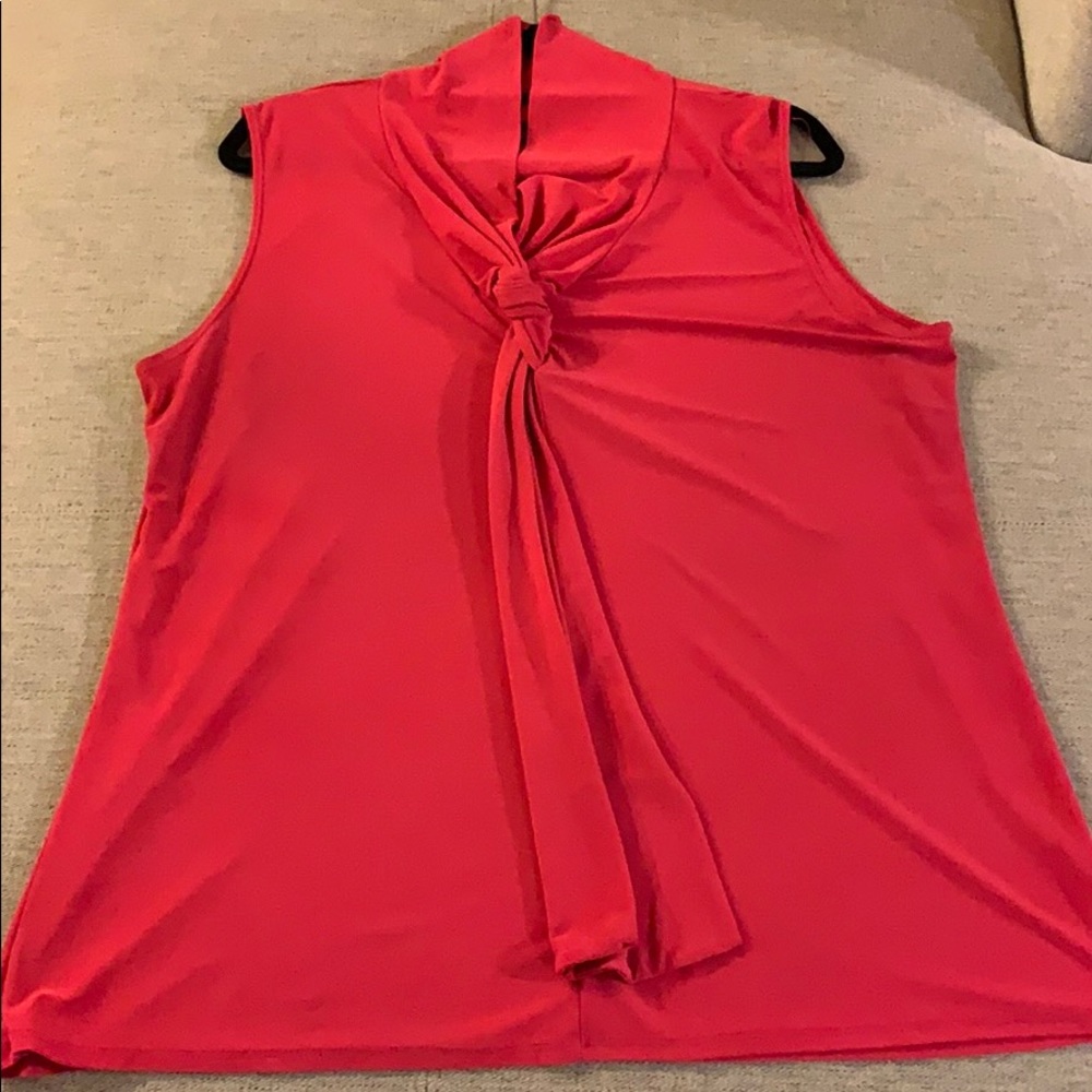 Pink Sleeveless Blouse